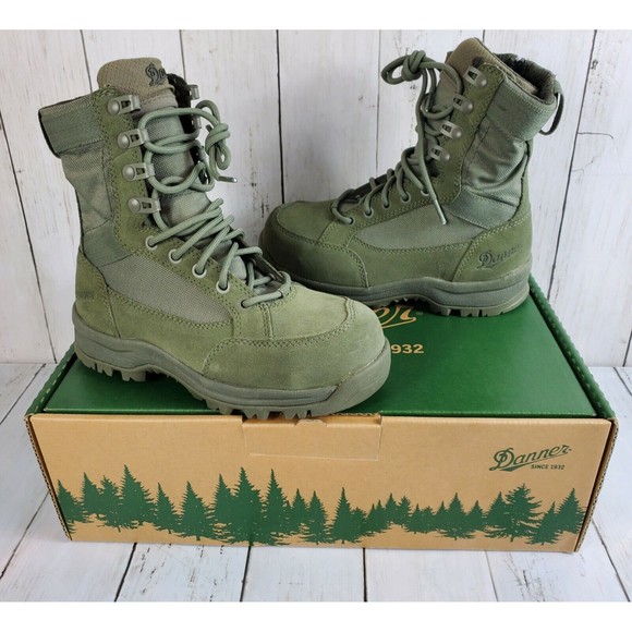 Danner Tanicus Zip Boots 55321 Men's Size 3 Sage Green High Non Metallic Toe - Picture 1 of 11